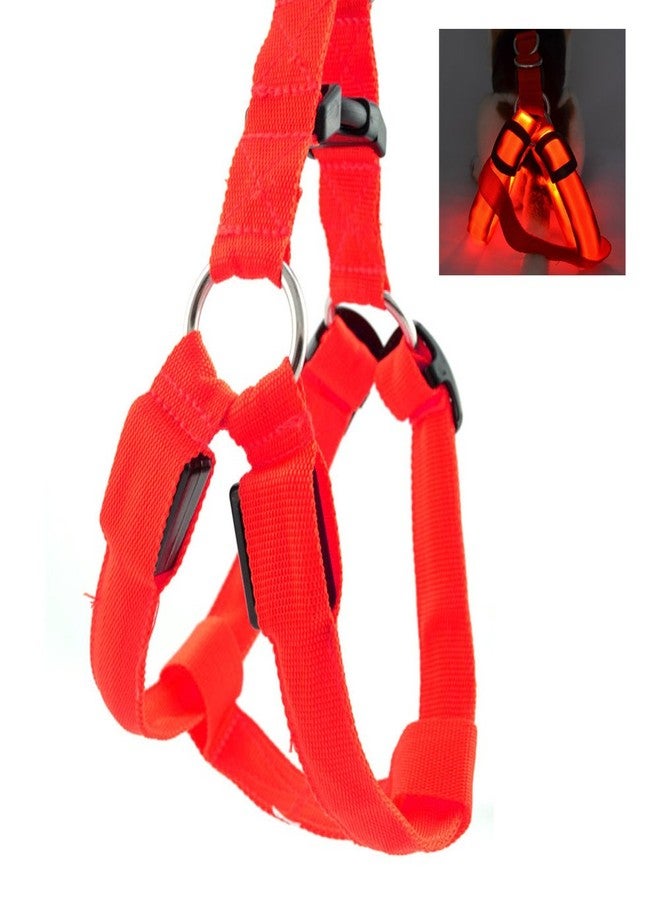 Futaba Dog LED Harness Flashing Light 3 Mode - Red - Extra Large - Image 1